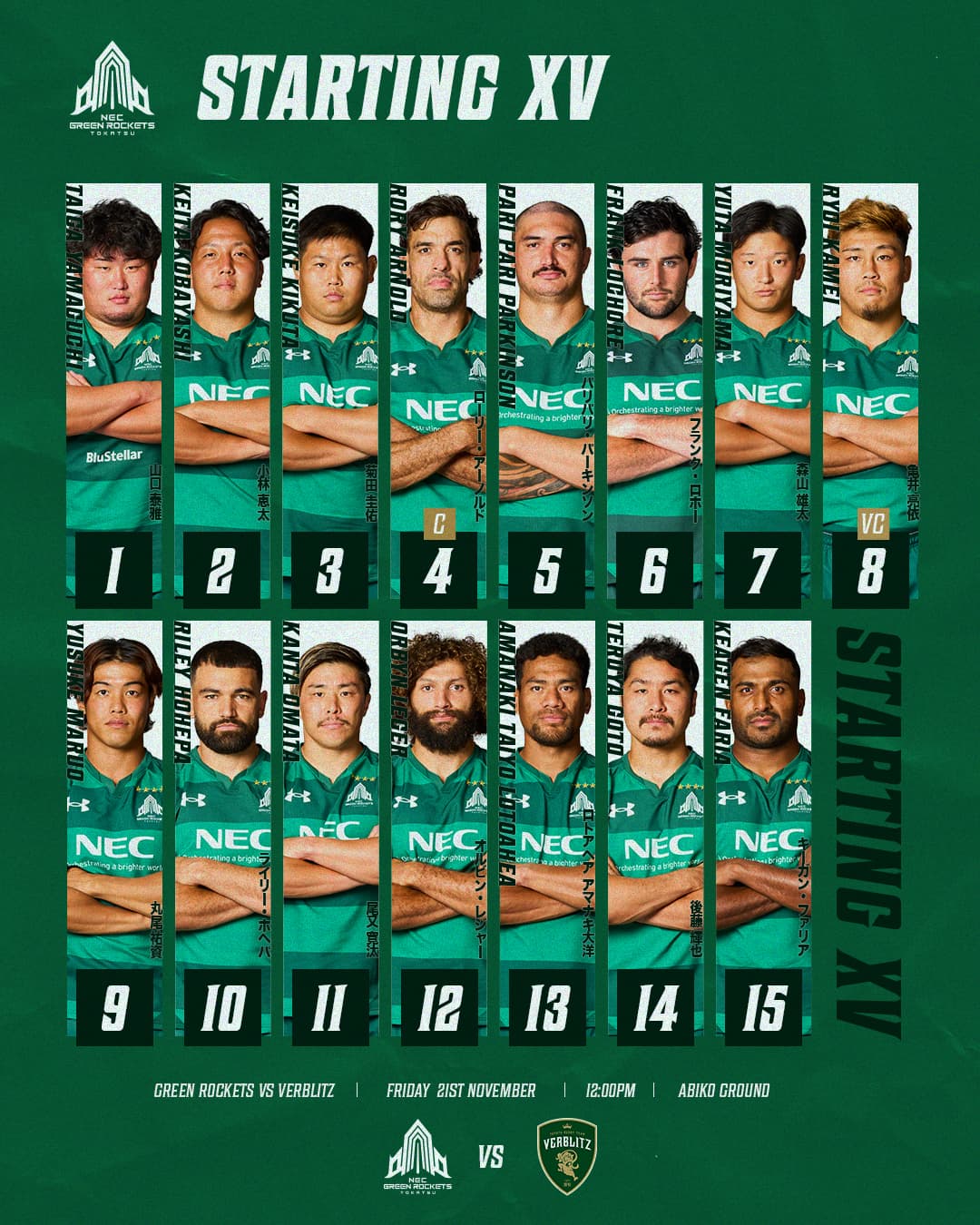 NEC GREEN ROCKETS TOKATSU | NECグリーンロケッツ東葛公式サイト